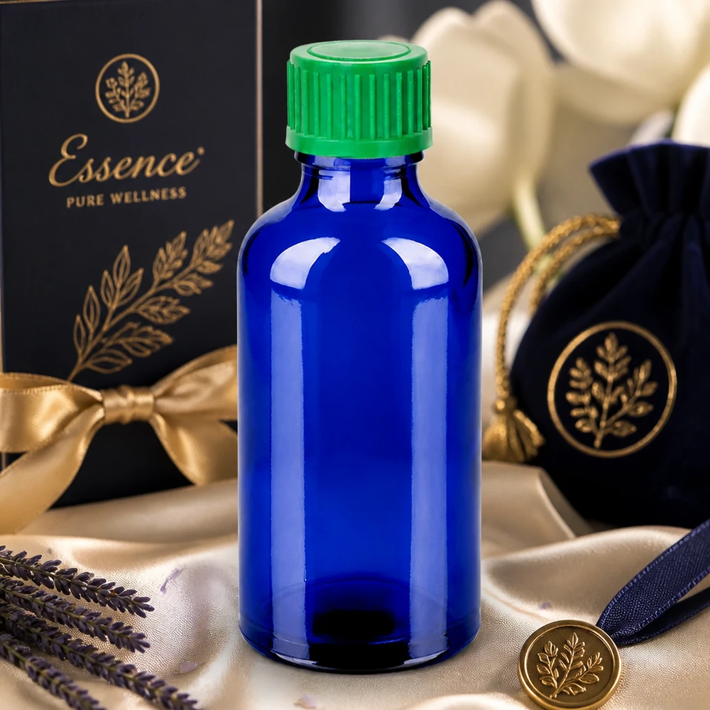 50ml Tropfflasche 0.8mm grün Standardverschluss BlueLine UT18/50 Handliche BlueLine Glasflasche 50ml mit ergonomischem Design für einfache Handhabung
