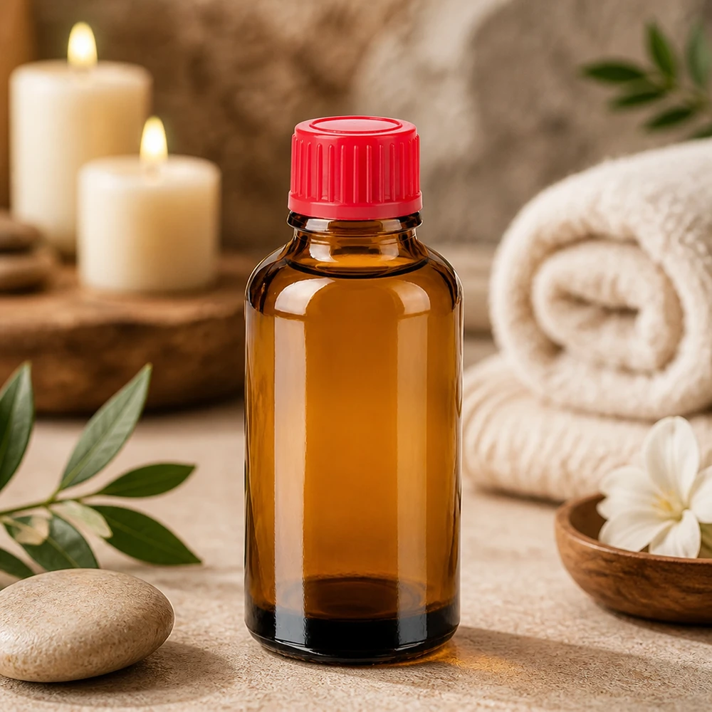 Versatile flacone in vetro ambrato da 30 ml perfetto per tinture di oli essenziali ed essenze