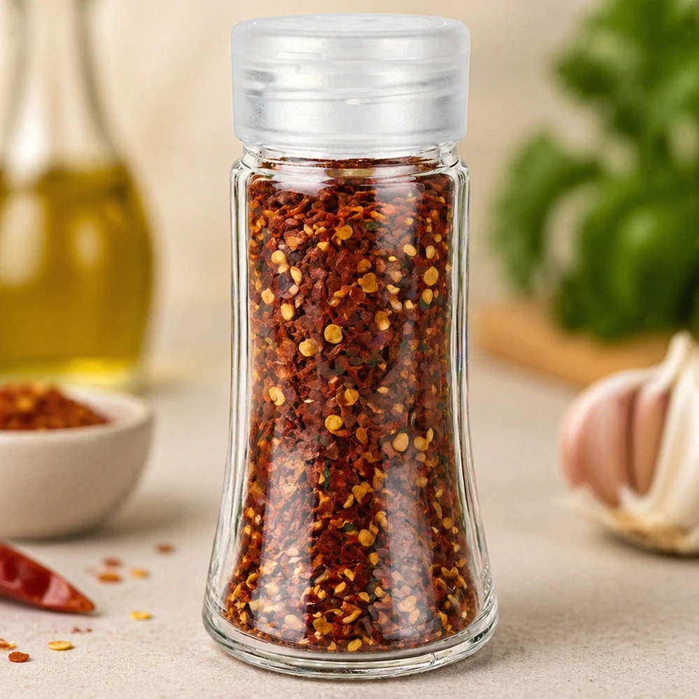 Pot à sel/épices 95 ml avec saupoudreuse, blanc Pot à sel/épices 95 ml avec saupoudreuse, blanc