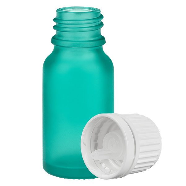 Flacone contagocce da 10 ml 0,7 mm bianco OV GreenLine UT18/10 Flacone contagocce da 10 ml 0,7 mm bianco OV GreenLine UT18/10