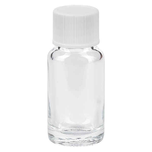 Bottiglia da 10ml 11mm SV bianco STD ClearLine UT18/10 Bottiglia da 10ml 11mm SV bianco STD ClearLine UT18/10