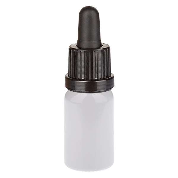 Flacone con pipetta da 10 ml nero Tappo di sicurezza WhiteLine UT18/10 Flacone con pipetta da 10 ml nero Tappo di sicurezza WhiteLine UT18/10