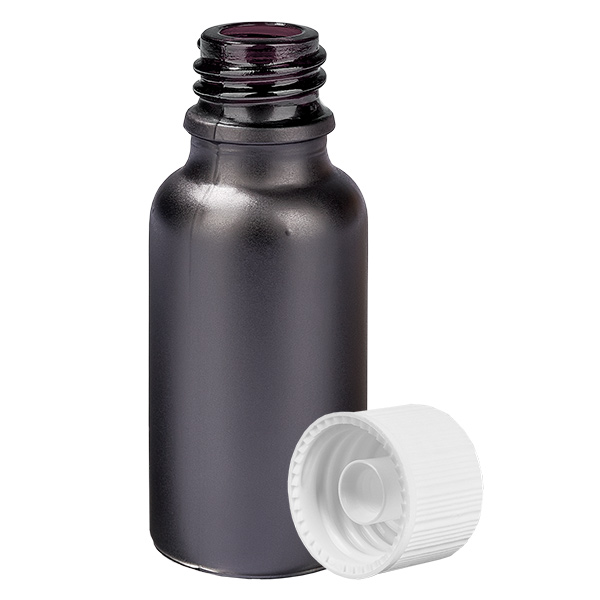 20ml Flasche 11mm Schraubverschluss weiß Standard BlackLine UT18/20