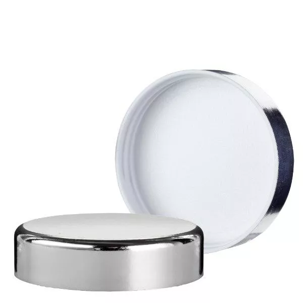 Schraubverschluss silber aus Duroplast, Gewinde 52mm ApoGlas®