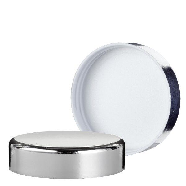 Schraubverschluss silber aus Duroplast, Gewinde 52mm ApoGlas®
