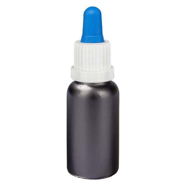 20ml Pipettenflasche weiß/blau Originalitätsverschluss BlackLine UT18/20