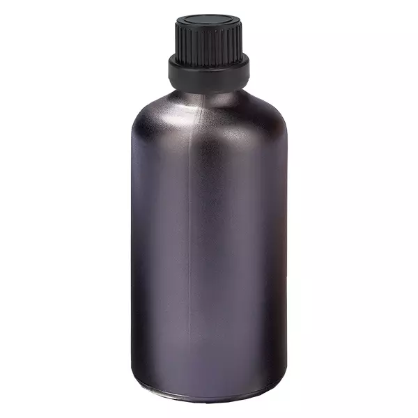 Flacone da 100 ml. 11mm SV nero OV BlackLine UT18/100
