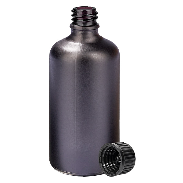 Bottiglia da 100ml 11mm SV nero STD BlackLine UT18/100 Bottiglia da 100ml 11mm SV nero STD BlackLine UT18/100