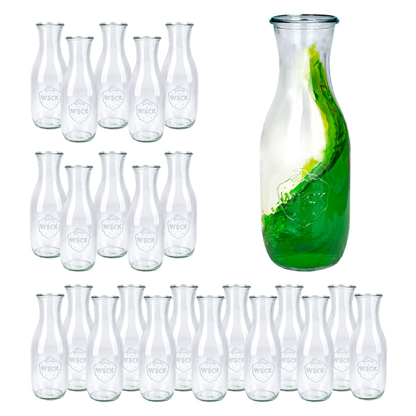 Set di 24 bicchieri Weck da 1062 ml per succhi di frutta Set di 24 bicchieri Weck da 1062 ml per succhi di frutta