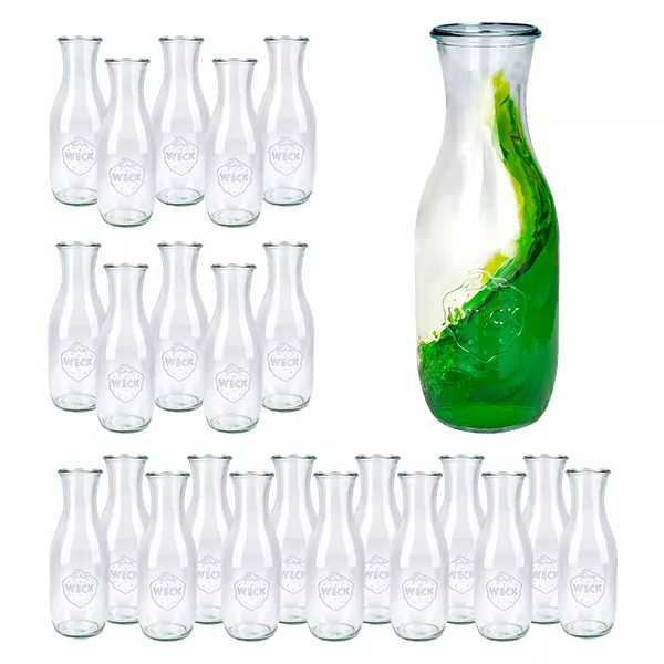 24er Set Weck Gläser 1062ml Saftflasche