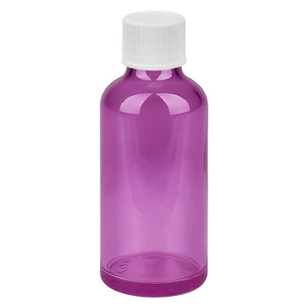 50ml Flasche 11mm Schraubverschluss weiss Standard PurpleLine UT18/50