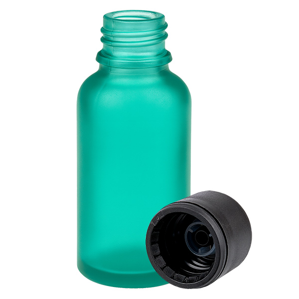 30ml Flasche 11mm Schraubverschluss schwarz Originalitätsverschluss GreenLine UT18/30