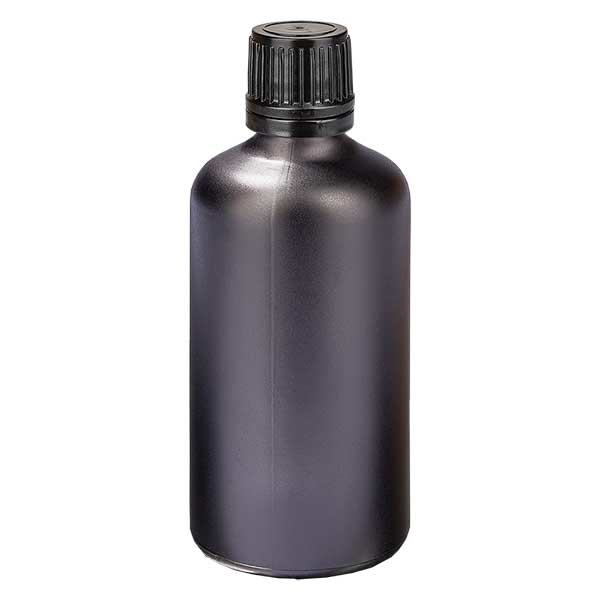 Flacone contagocce da 100ml 1mm OV Nero UT18/100 Flacone contagocce da 100ml 1mm OV Nero UT18/100