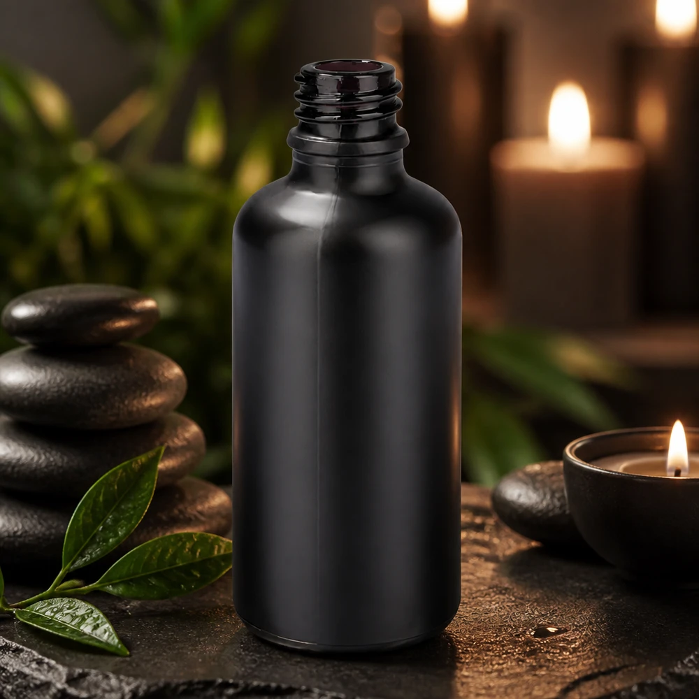 50ml Apothekerflasche BlackLine UT18/50 UNiTWIST Vielseitige 50ml Apothekerflasche BlackLine UT18/50 UNiTWIST für Naturkosmetik und Pflegeöle