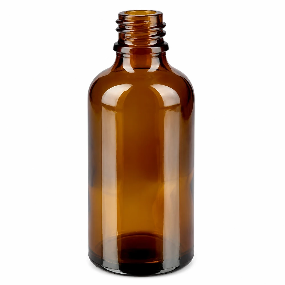 50ml Pipettenflasche weiß/blau Originalitätsverschluss BrownLine UT18/50 Robuste 50ml Pipettenflasche aus dickem braunem Glas für Labor und Apotheke