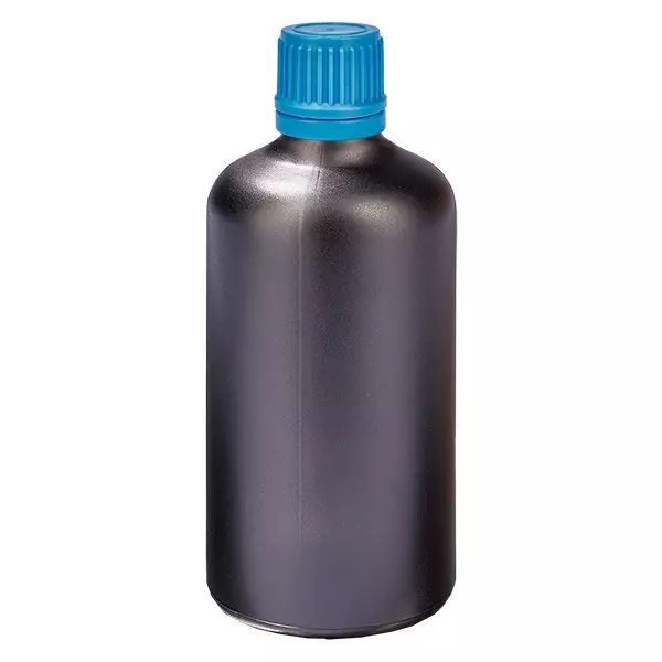 Bottiglia da 100ml 11mm SV blu OV BlackLine UT18/100