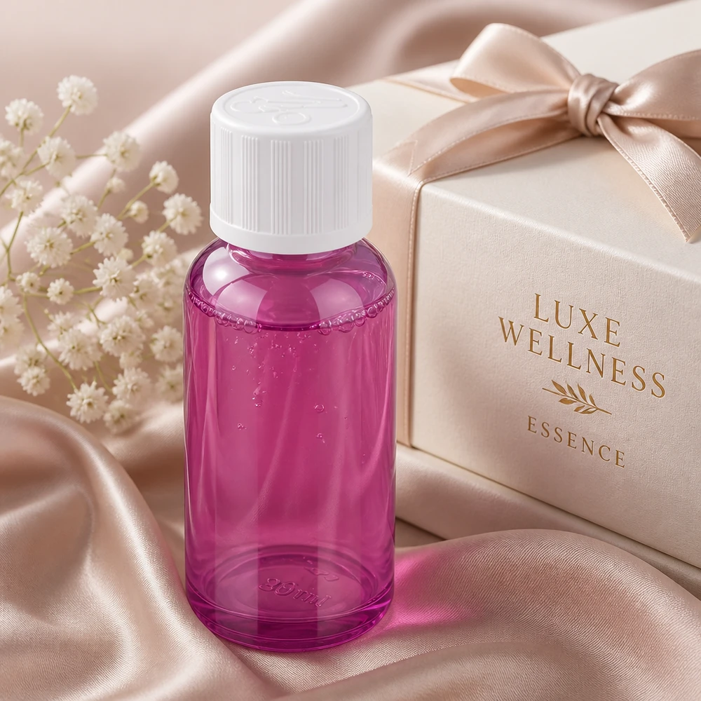 30ml Flasche 11mm Schraubverschluss weiß Standard Kindersicher PurpleLine UT18/30 30ml Flasche Purple-Line Serie mit standardisiertem 11mm Gewinde für universelle Nutzung