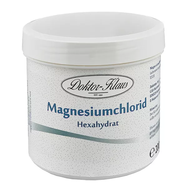 Magnesiumchlorid 200g (E511) Doktor-Klaus Magnesiumchlorid 200g (E511) Doktor-Klaus