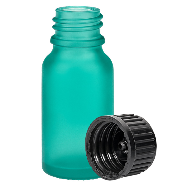 10ml Flasche 11mm Schraubverschluss schwarz Standard GreenLine UT18/10