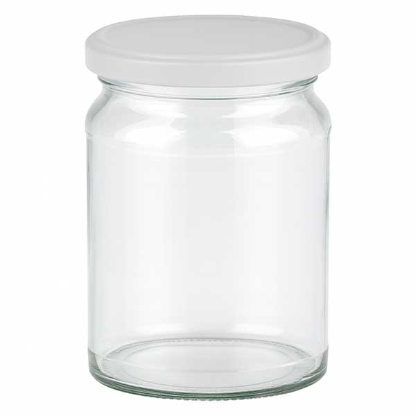 205ml Rundglas mit BasicSeal Deckel weiß UNiTWIST