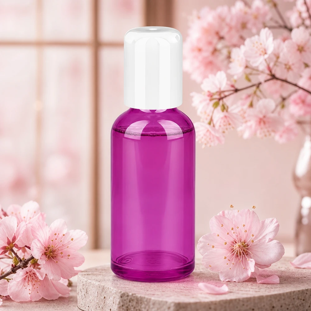 Flacone roll-on da 50 ml bianco Standard PurpleLine UT18/50 Flacone roll-on 50ml serie PurpleLine con design ergonomico per un utilizzo confortevole