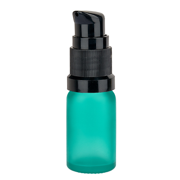 Flacone a pompa da 10 ml nero STD GreenLine UT18/10 Flacone a pompa da 10 ml nero STD GreenLine UT18/10