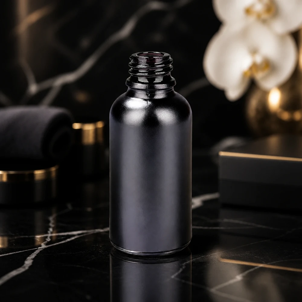 Flacone da farmacia da 30 ml BlackLine UT18/30 UNiTWIST Bottiglia da farmacia compatta da 30 ml BlackLine ideale per oli essenziali e prodotti cosmetici
