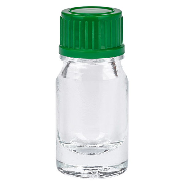 5ml Flasche 11mm Schraubverschluss grün Standard ClearLine UT18/5