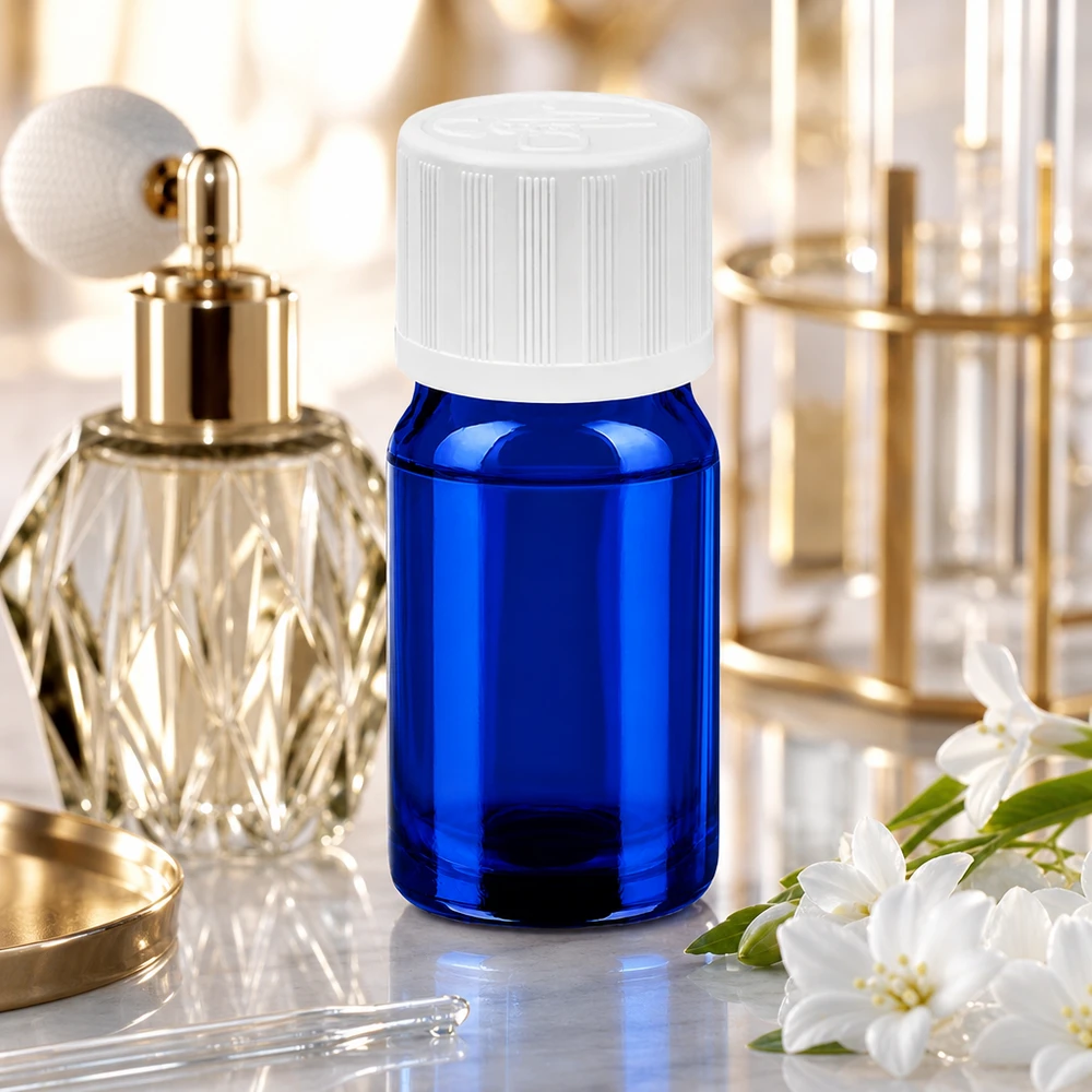 Versatile flacone in vetro da 5 ml con filettatura standard per prodotti medici e cosmetici