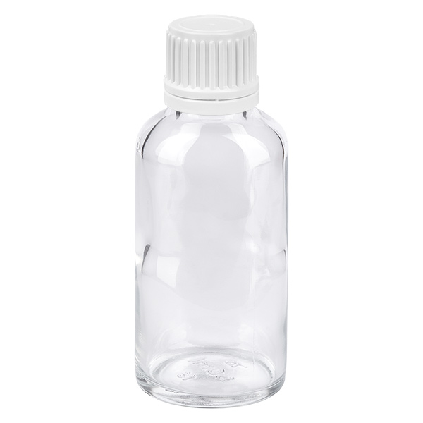 Bottiglia da 30ml 11mm SV bianco OV ClearLine UT18/30 Bottiglia da 30ml 11mm SV bianco OV ClearLine UT18/30
