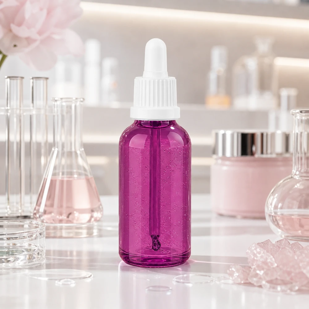 30ml Pipettenflasche weiss Originalität Schraubverschlusserschluss PurpleLine UT18/30 Hochwertige 30ml Tropferflasche in violett für professionelle Anwendungen und Mischungen