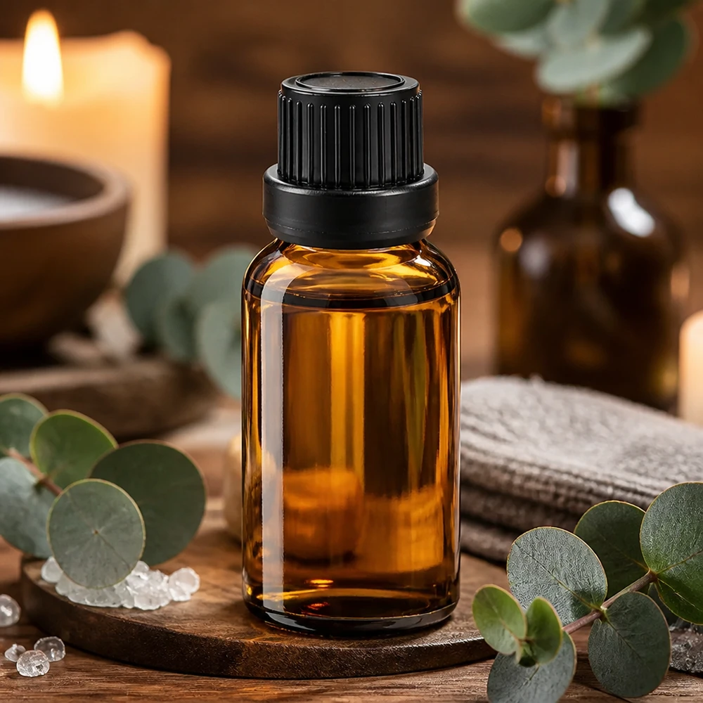 Pratico flacone in vetro da 10 ml in colore marrone con inserto contagocce da 2 mm per un dosaggio preciso