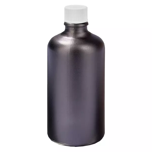 Bottiglia da 100ml 11mm SV bianco STD BlackLine UT18/100