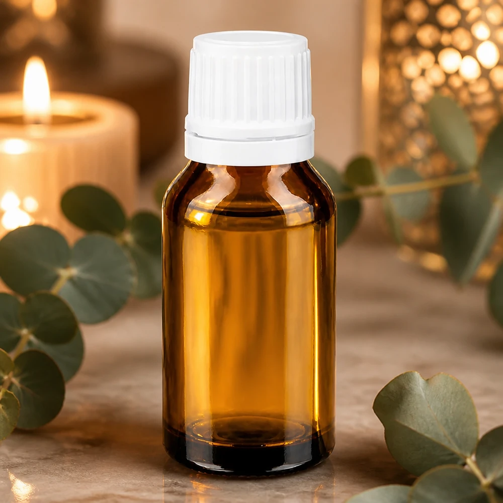 Apothekenflasche braun 15ml Schraubverschluss weiß Originalitätsverschluss Zylindrische Braunglasflasche 15ml mit weißem Schraubdeckel Originalverschluss