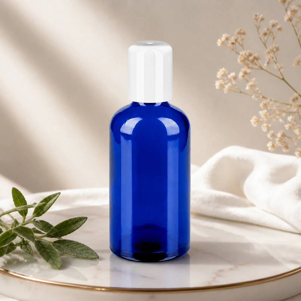 100ml Roll-On Flasche weiß Standardverschluss BlueLine UT18/100 100ml Roll-On Flasche weiß Standardverschluss BlueLine UT18/100