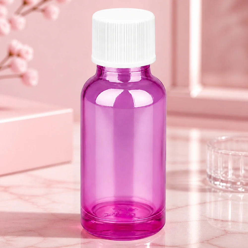 20ml Flasche 11mm Schraubverschluss weiss Standard PurpleLine UT18/20 Professionelle violette 20ml Flasche UT18/20 Standard für Labor und Apotheke
