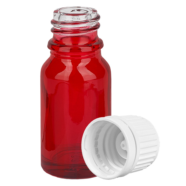 10ml Flasche 11mm Schraubverschluss weiß Originalitätsverschluss RedLine UT18/10