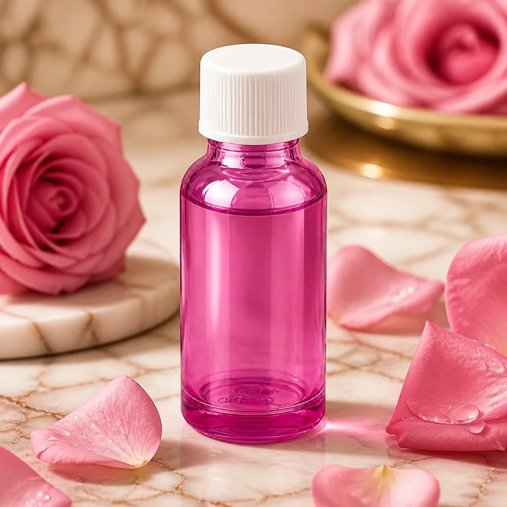 20ml Flasche 11mm Schraubverschluss weiss Standard PurpleLine UT18/20 Kleine handliche 20ml Flasche in elegantem Violett mit auslaufsicherem Verschluss