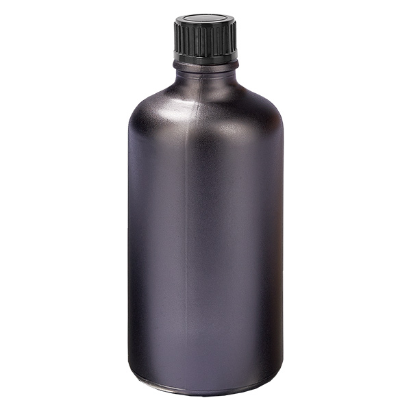 Bottiglia da 100ml 11mm SV nero STD BlackLine UT18/100 Bottiglia da 100ml 11mm SV nero STD BlackLine UT18/100
