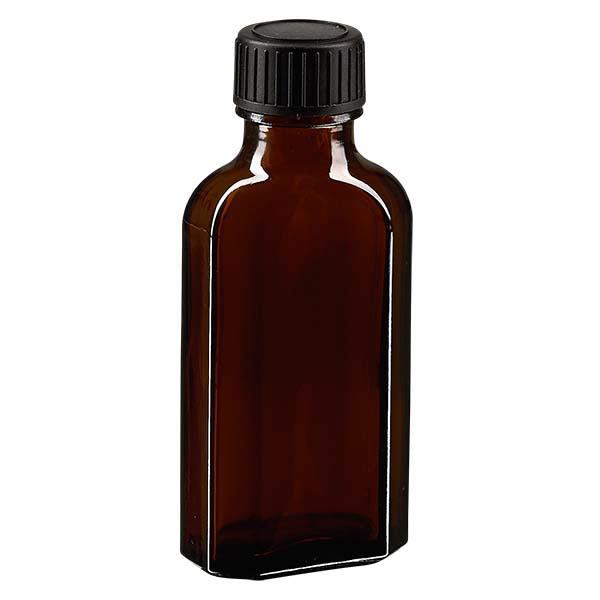 50 ml Meplat braun Schraubverschluss mit LKD-Dichtscheibe