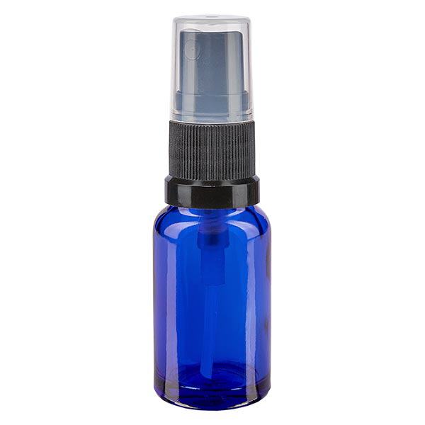 Flacone spray blu da 10 ml. STD nero/trasp. apoGlas Flacone spray blu da 10 ml. STD nero/trasp. apoGlas