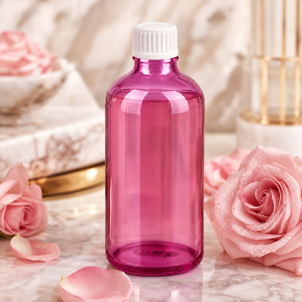 Flacone contagocce da 100 ml 0,9 mm bianco standard PurpleLine UT18/100 Pratico flacone da 100 ml con tappo contagocce da 0,9 mm, perfetto per la cosmesi e l'aromaterapia fai-da-te.