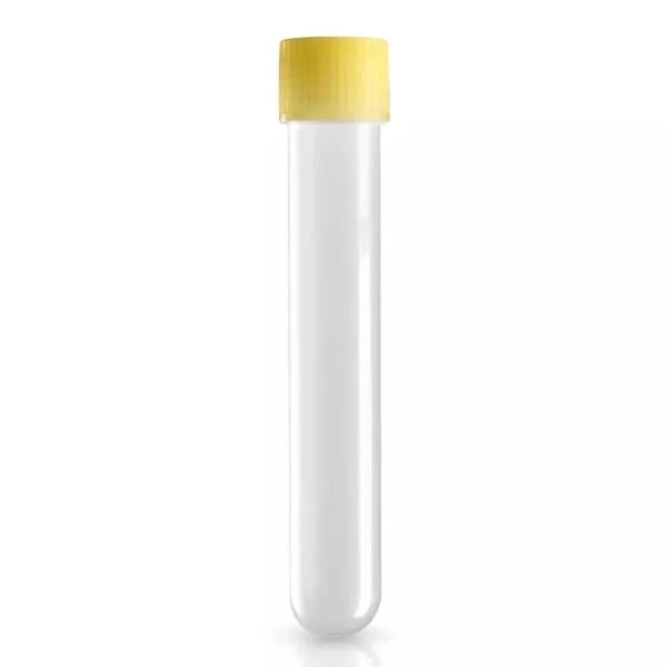 Reagenzröhrchen 13ml 16/100 Schraubverschluss gelb Reagenzröhrchen 13ml 16/100 Schraubverschluss gelb