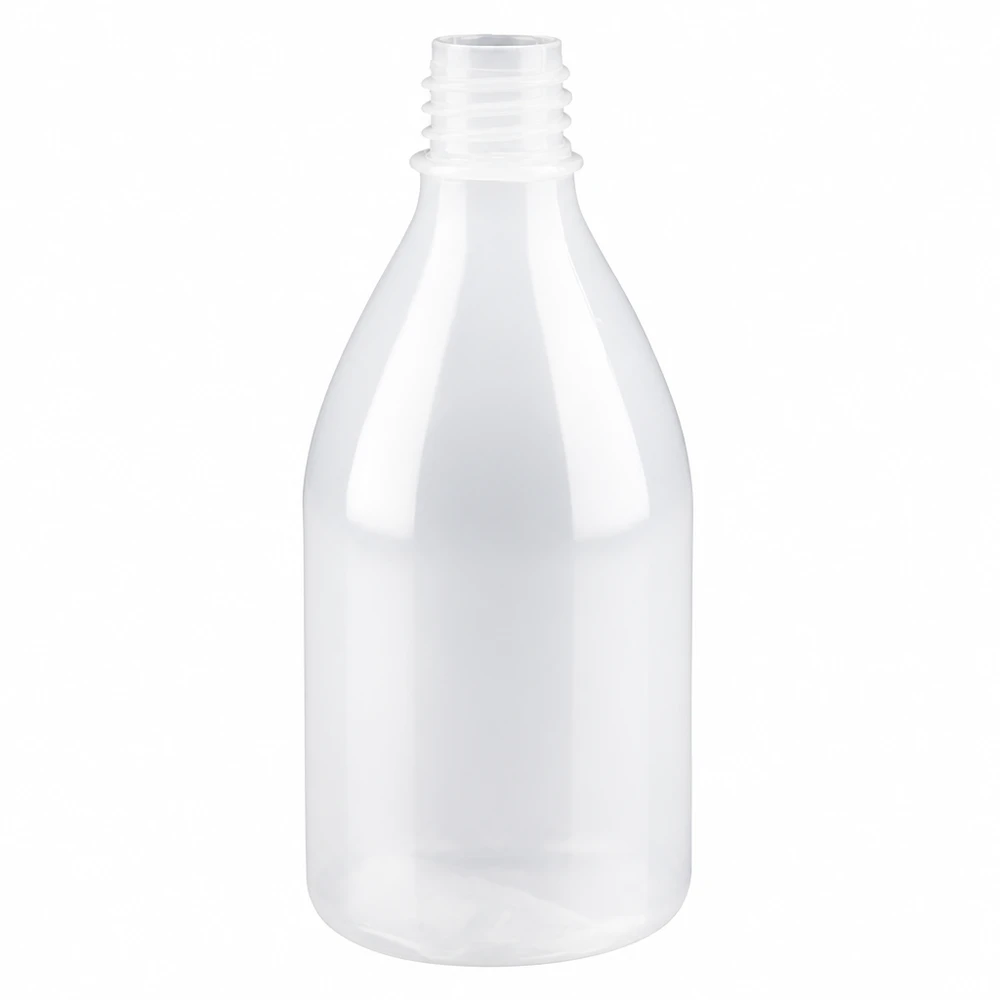 100ml Laborflasche Enghals ohne Verschluss Kleine durchsichtige Enghals-Laborflasche 100ml aus PE ohne Deckel für chemische Anwendungen