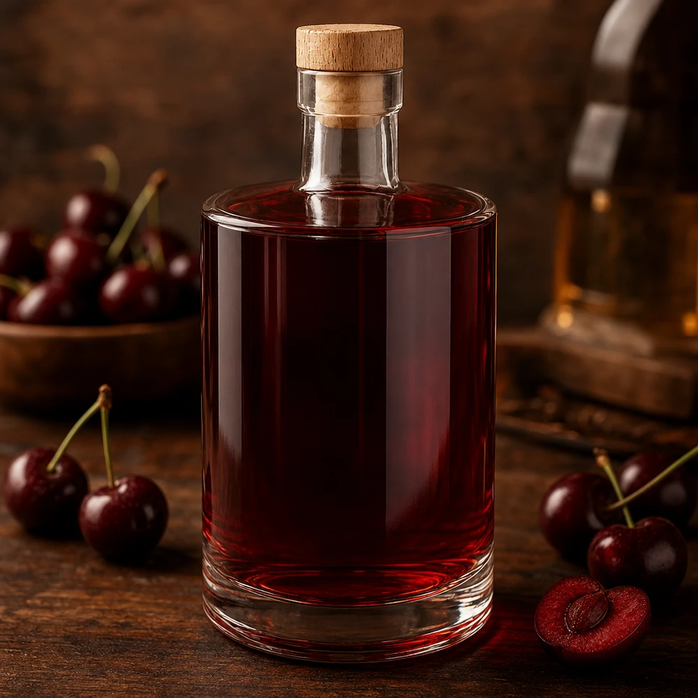 Bottiglia in vetro da 700 ml Marie con tappo in sughero con impugnatura in legno UNiTWIST® Bottiglia in vetro da 700 ml Marie con tappo in sughero con impugnatura in legno UNiTWIST®