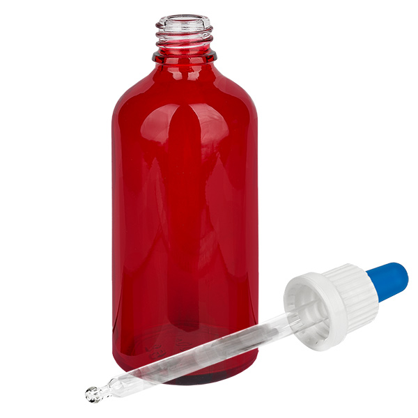 Flacone per pipette da 100 ml bianco/blu OV RedLine UT18/100 Flacone per pipette da 100 ml bianco/blu OV RedLine UT18/100