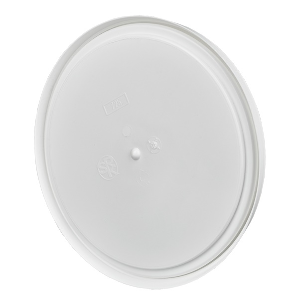 Coperchio bianco, per secchio di plastica PP da 2,5 litri Coperchio bianco, per secchio di plastica PP da 2,5 litri