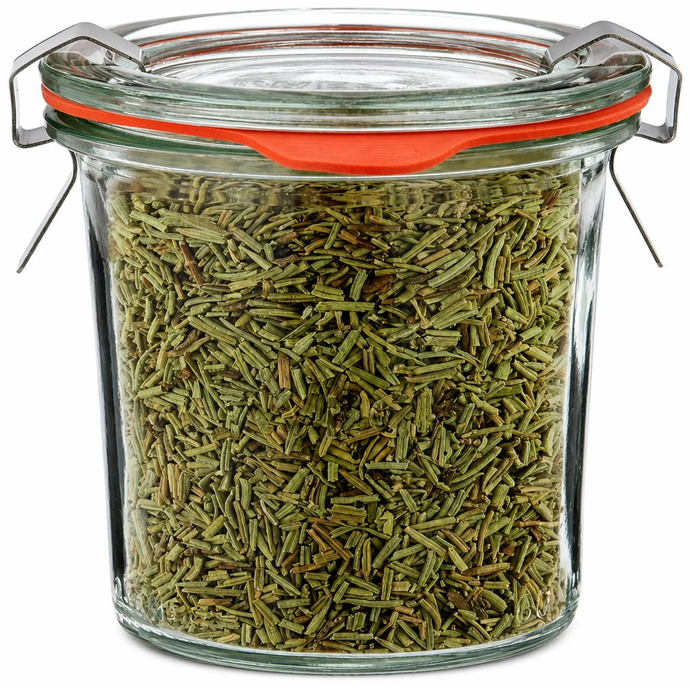Barattolo WECK da 140 ml per conservare le erbe aromatiche, con chiusura a clip di sicurezza
