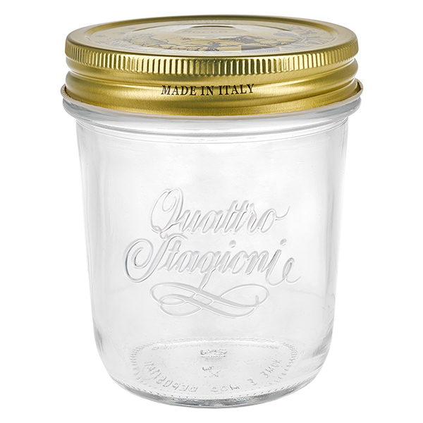 320ml Sturzglas "Quattro Stagioni" mit Deckel