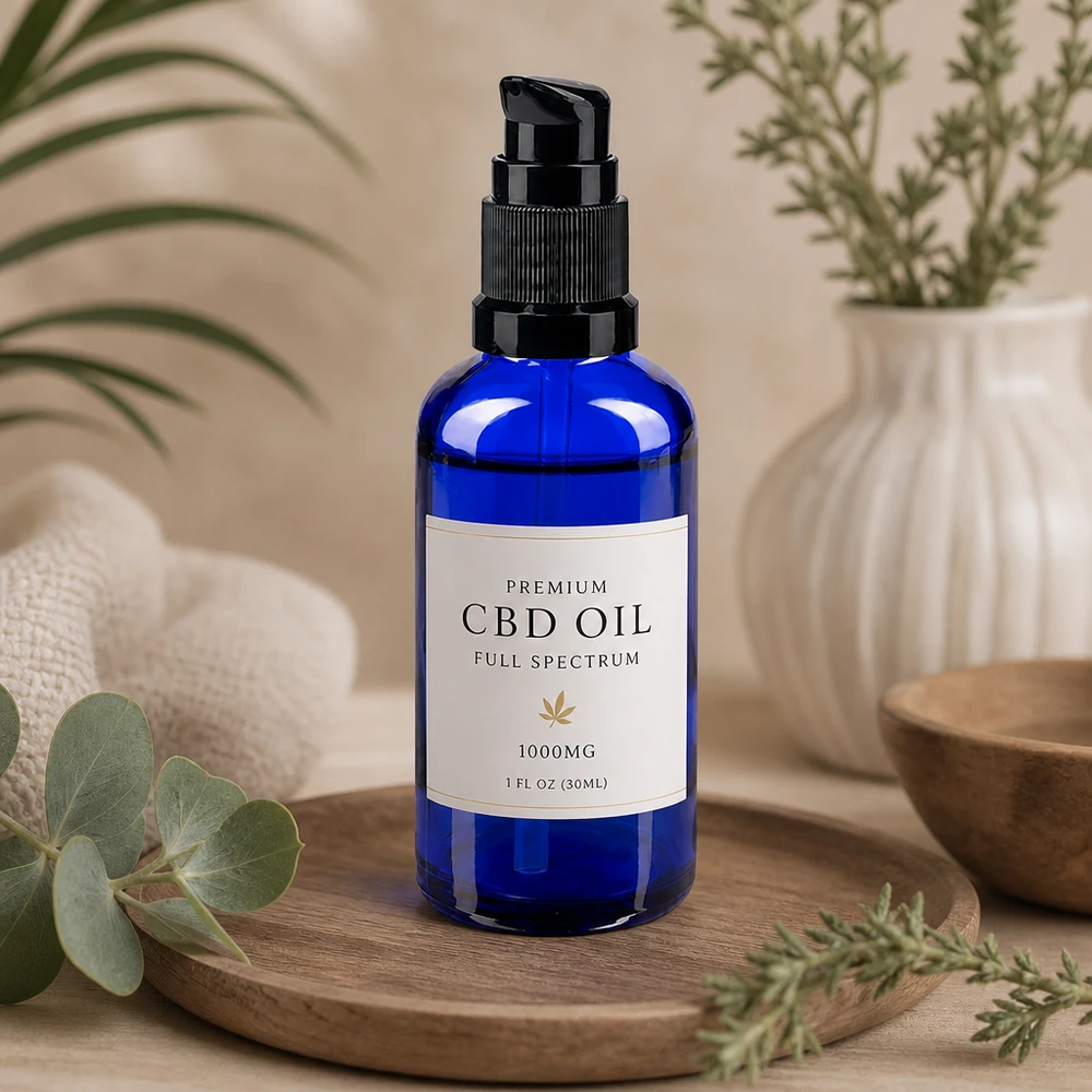 Apothekenflasche blau 50ml PumpVerschluss schwarz Standard Schlanke blaue Apothekenglasflasche 50ml mit schwarzem Spenderkopf für ätherische Öle